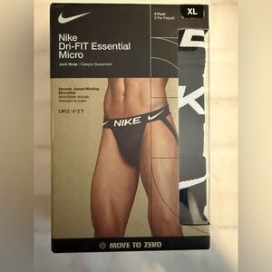 Nike Dri-FIT Essential Micro Jock Strap - Black
